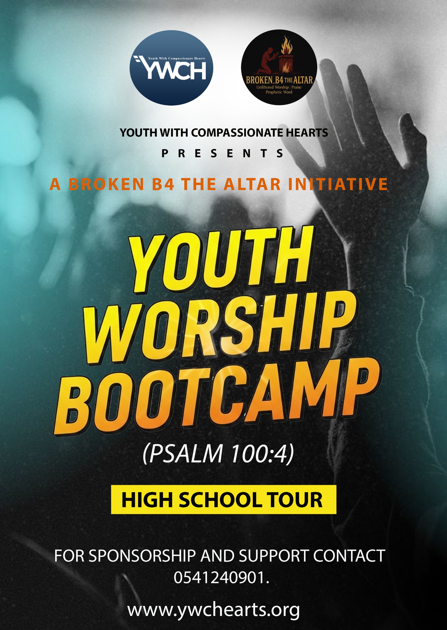 Youth Worship Bootcamp Flyer